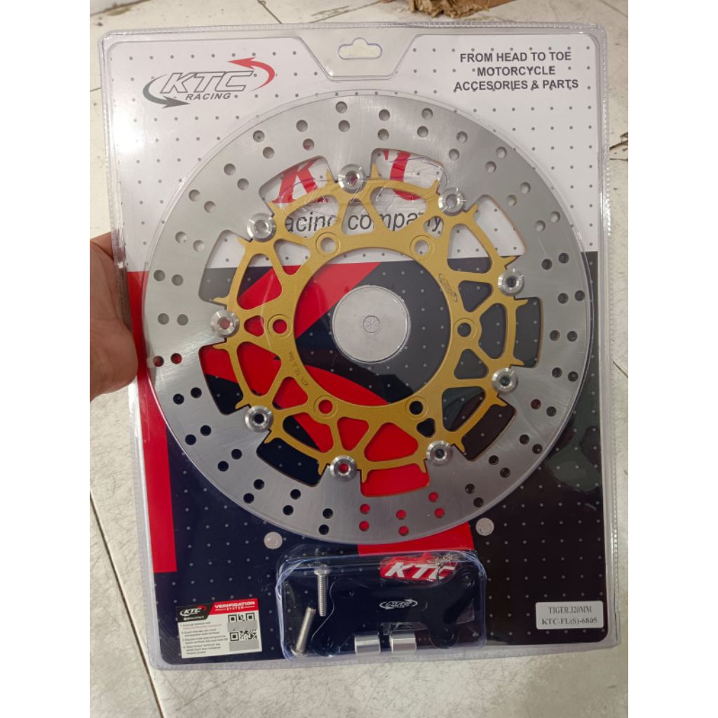 DISC BRAKE KTC PIRINGAN CAKRAM KTC RACING DISC DEPAN KTC TIGER OLD CB150R OLD MEGA PRO VERZA UKURAN 