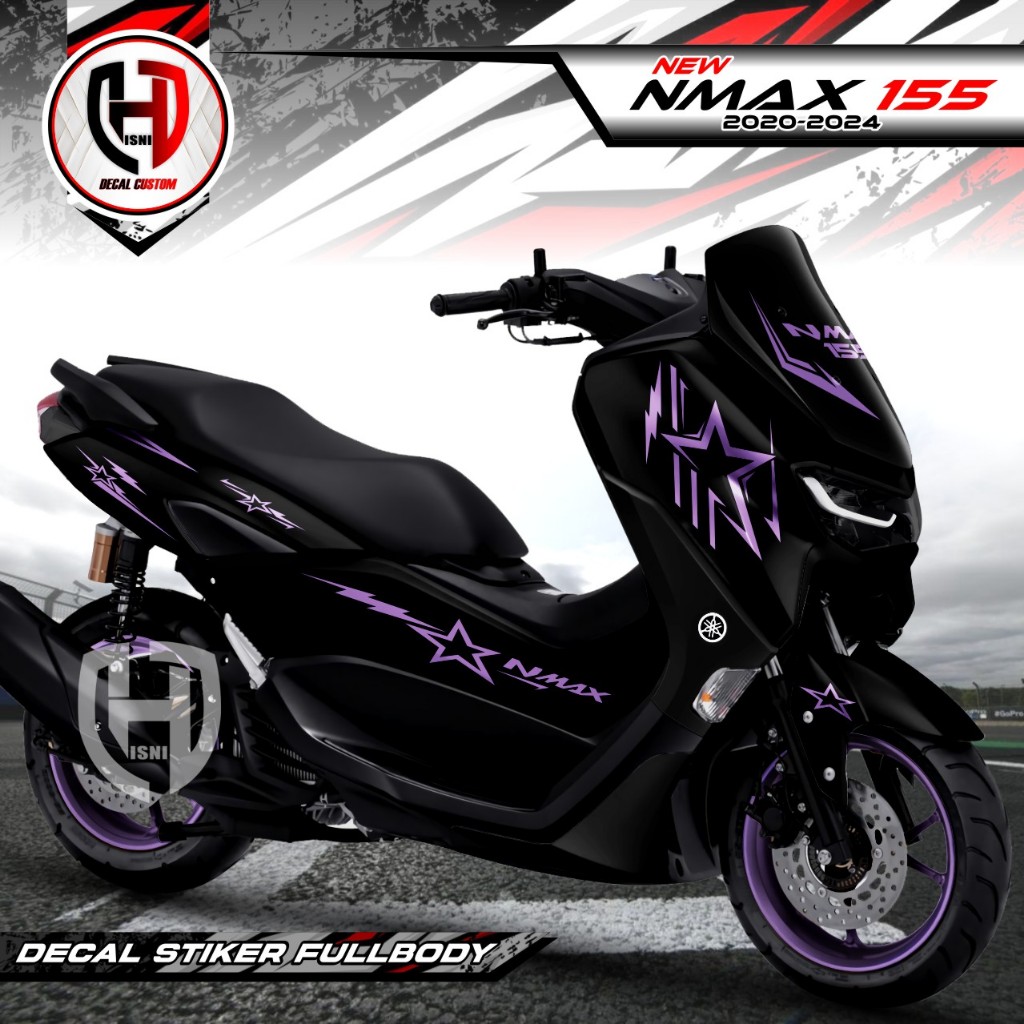 (COD) Decal Sticker Full Body Nmax New 2020 2021 2022 2023 2024 Stiker Nmax New Motif List Racing Po