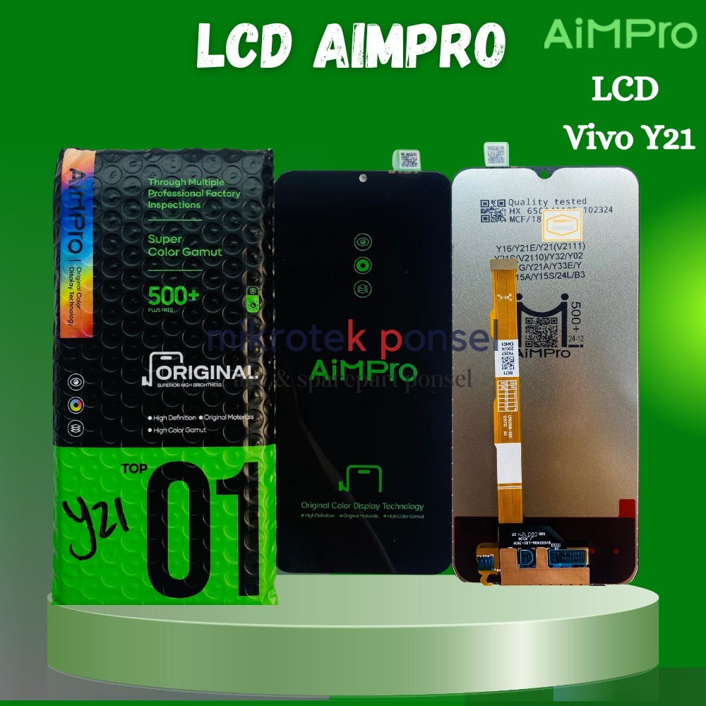 LCD TOUCHSCREEN VIVO Y21 AIMPRO FULLSET LAYAR LCD HP TOUCHSCREEN