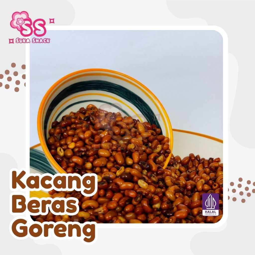SS - KACANG BERAS MERAH GORENG GURIH