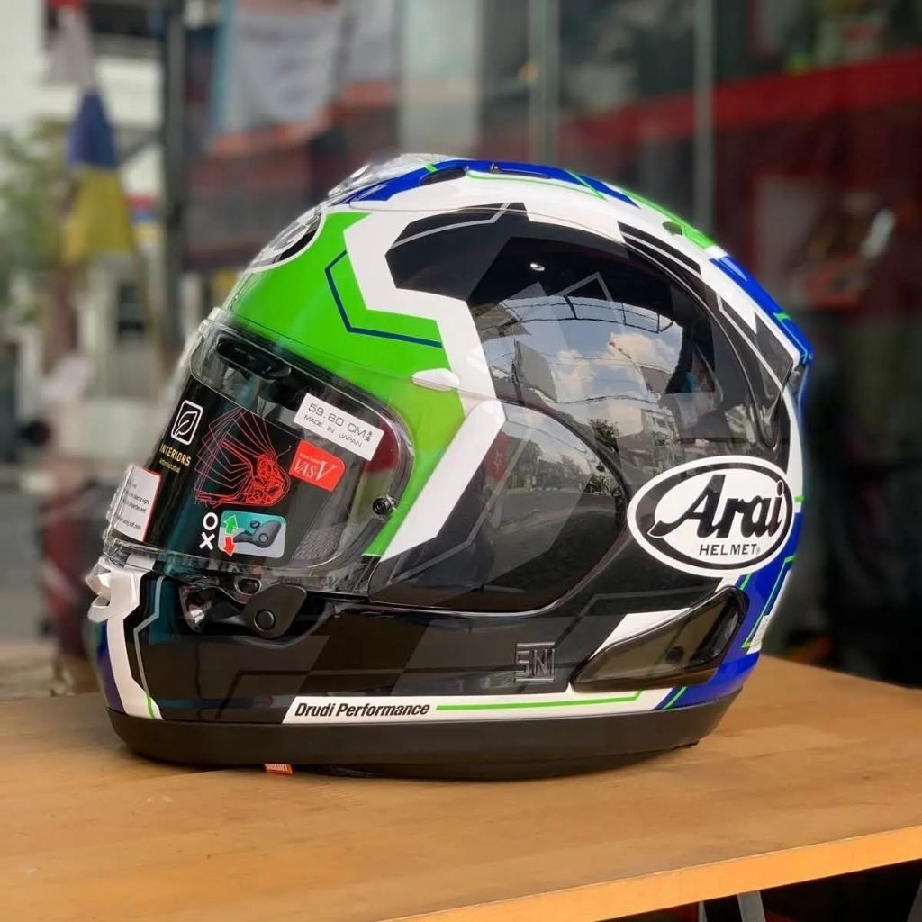 HELM FULLFACE ARAI RX-7X REA SB 2 GREEN