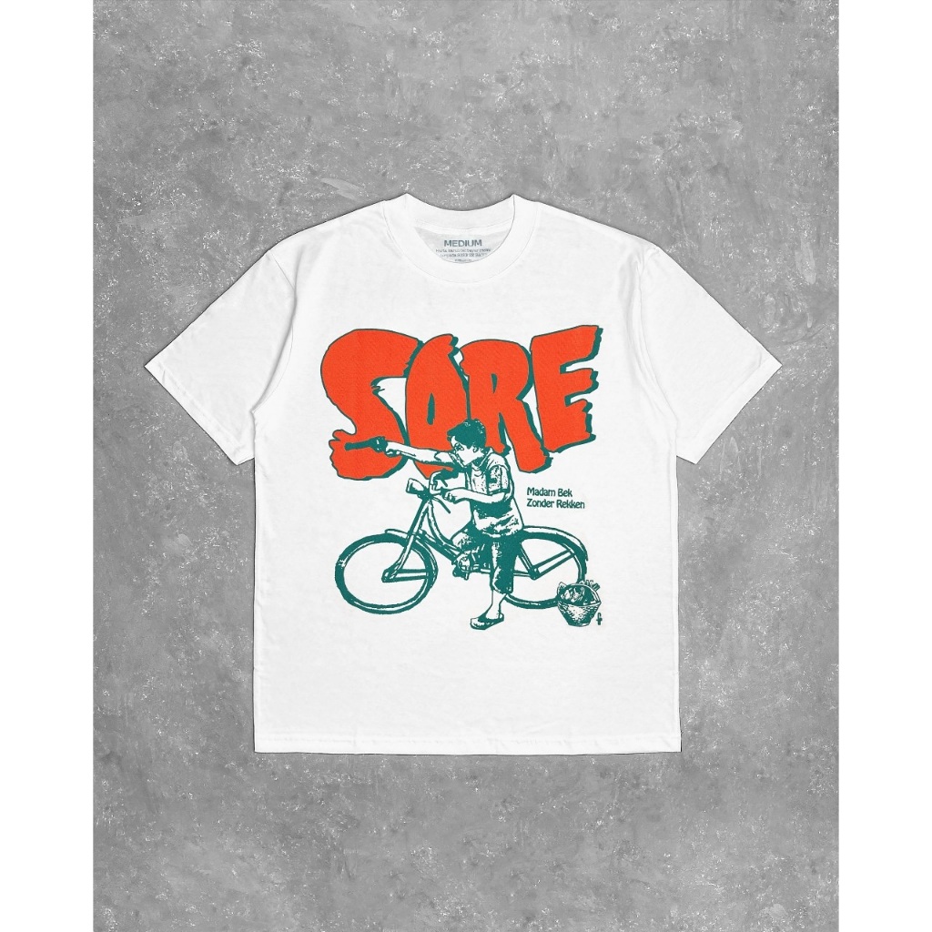 Tshirt Sore Kaos Band Sore - Sartinem Oye White Unisex Cotton Combed24s Premium