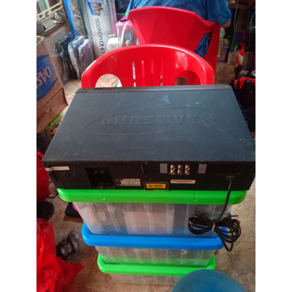 DVD VCD CD player Samsung picture-enhanced super VCD player Z58Fg mic normal siap kirim