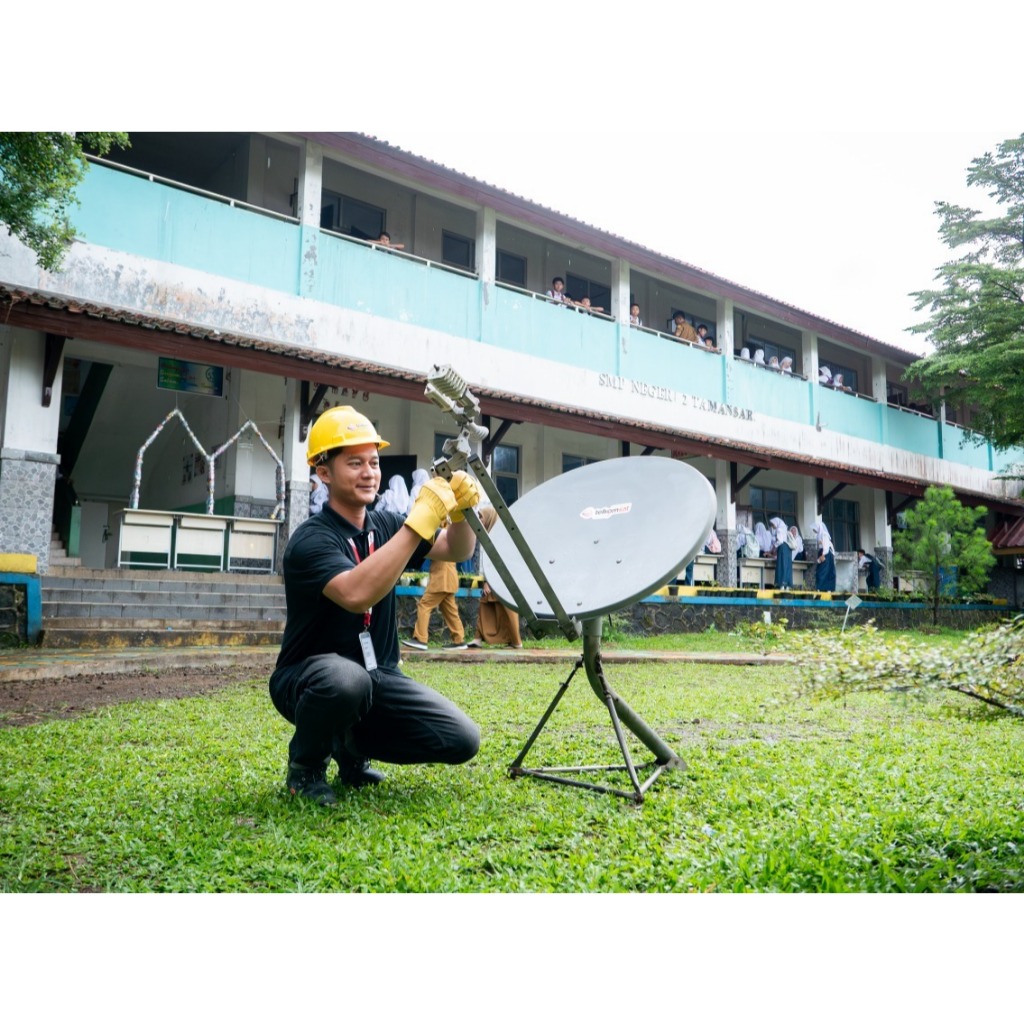 User Terminal VSAT Broadband Unlimited Internet Merah Putih