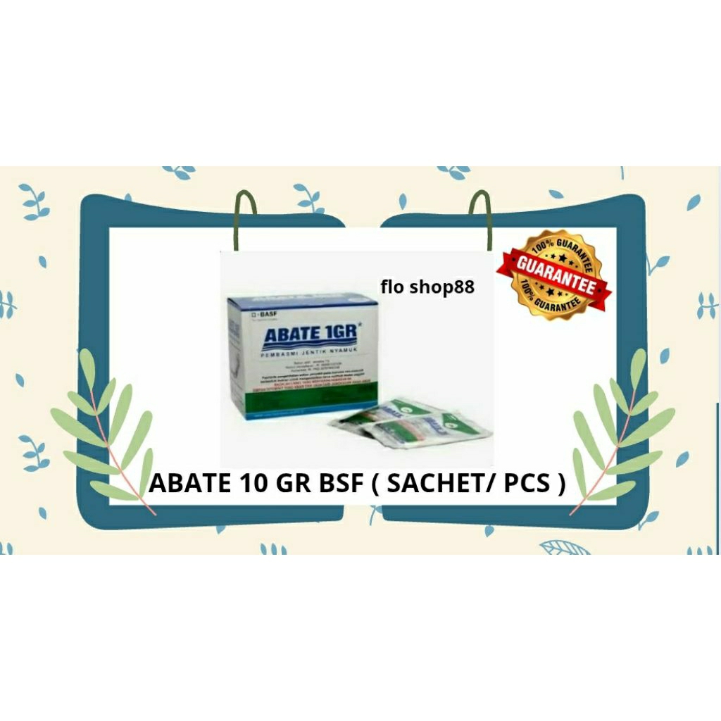ABATE 10GR / ABATE / ABATE PEMBASMI JENTIK NYAMUK / ABATE 1 GR / ABATE SACHET / ABATE BUBUK