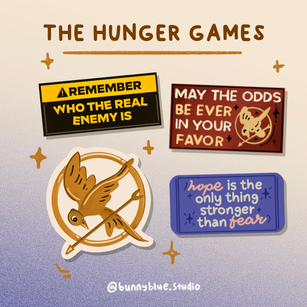 Hunger Games Stickers
