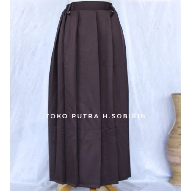 ROK REMPEL COKLAT PANJANG ANAK SEKOLAH SD BAHAN ELEMEN - SERAGAM SEKOLAH