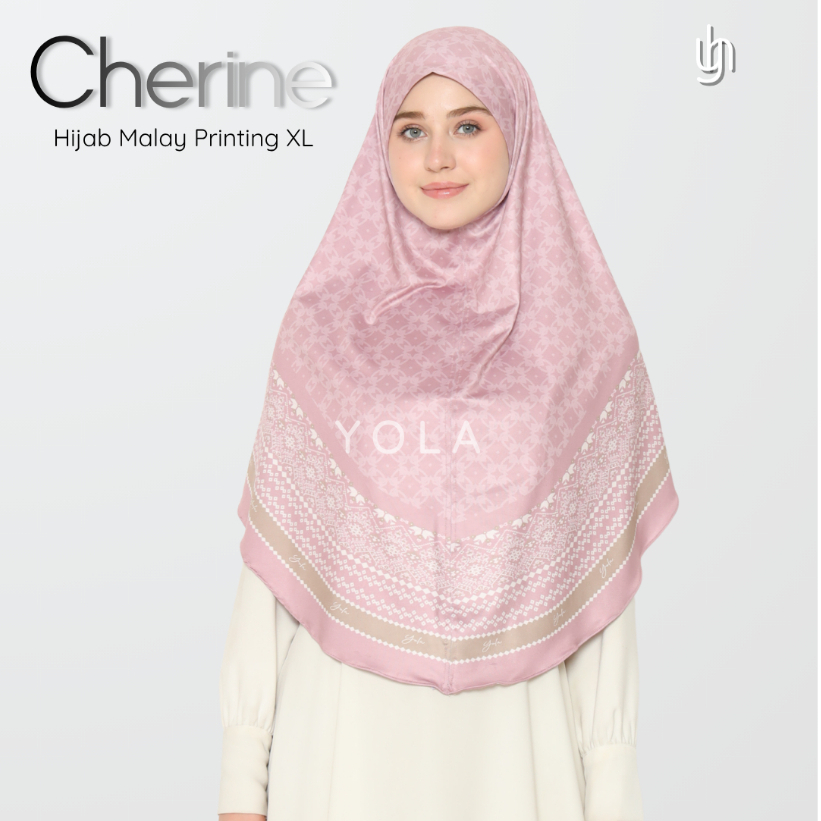 Bergo Printing XL Syari | Bergo Motif | Hijab Instan | Hijab Motif | Kerudung Motif | Bergo Yola