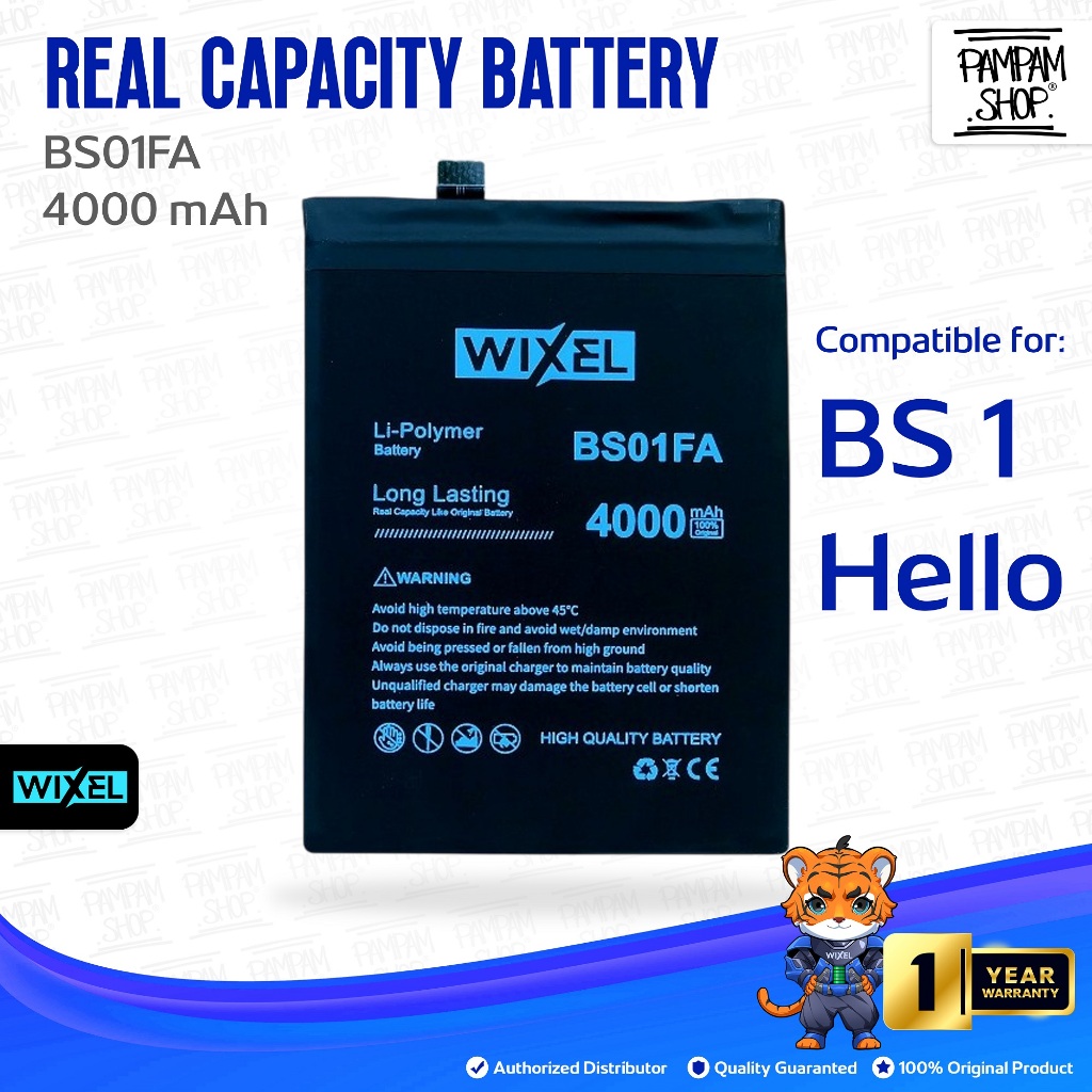 WIXEL Baterai XiaoMi BS01FA Black Shark 1 BlackShark Helo Double Power Real Capacity 100% Original O