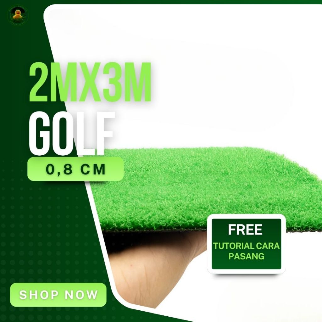 RUMPUT GOLF SINTETIS 2 METER X 3 METER