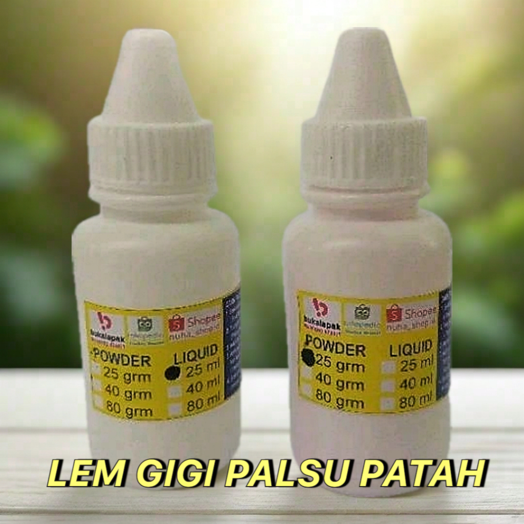 Lem Gigi Palsu Patah Retak Tahan Lama Kuat dan Kering Otomatis