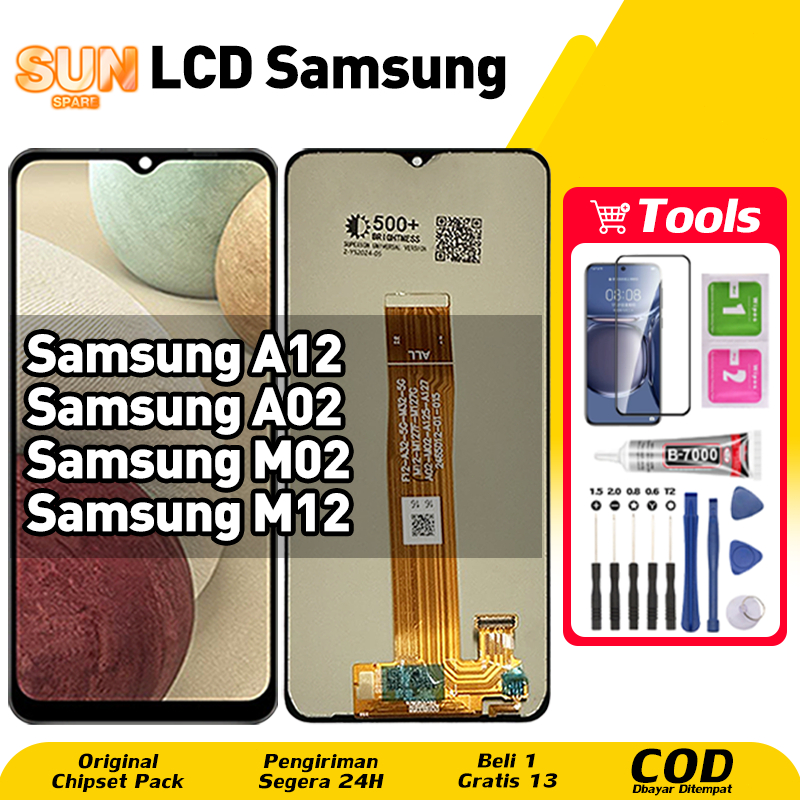 Original For LCD SAMSUNG A12 SAMSUNG A02 LCD SAMSUNG M02 SAMSUNG M12 asli hp layar lcd anti blue lig