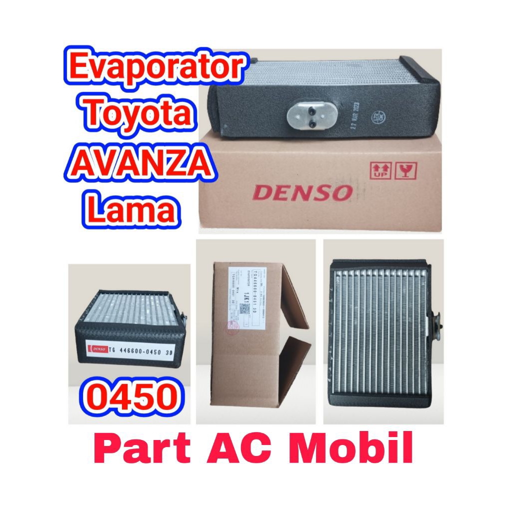 EVAPORATOR TOYOTA AVANZA LAMA DUS DENSO Kode 0450