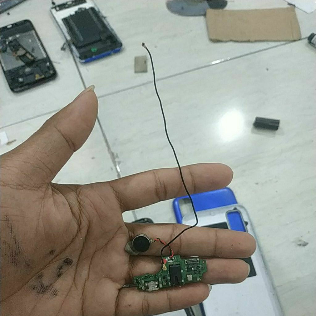 board cas bekas Tecno spark 6 GO,minus konektor