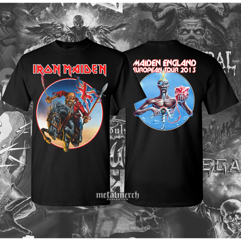 Kaos Iron Maiden England Tour 2013