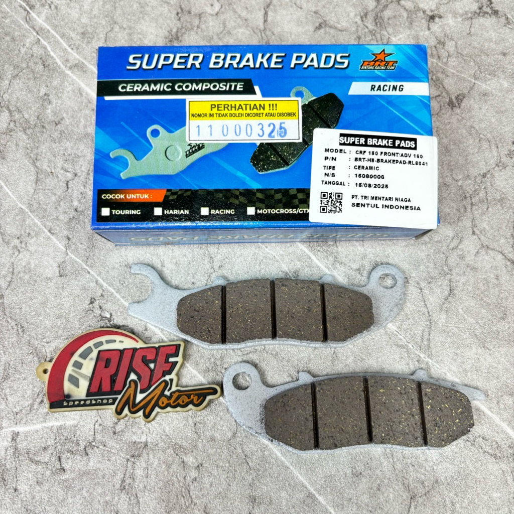 DISKPAD KAMPAS REM DEPAN BRT CRF 150