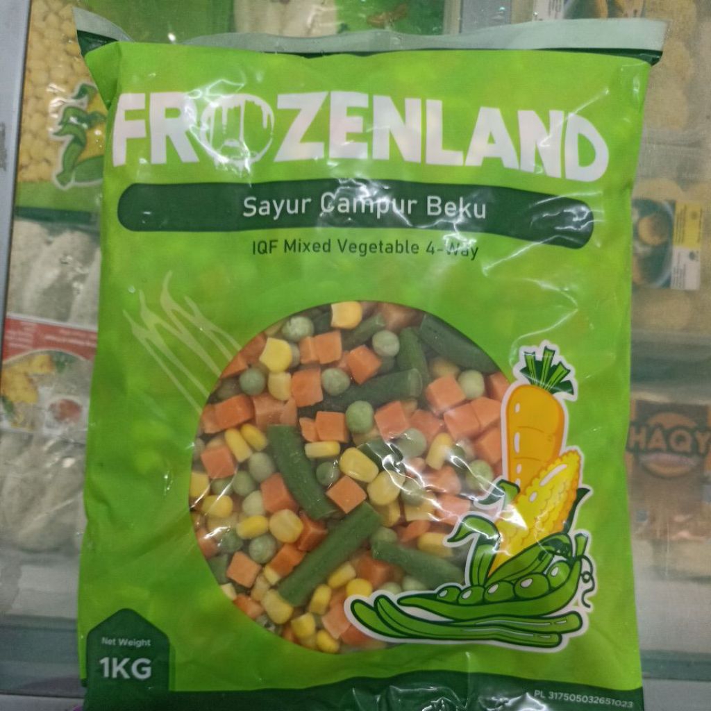 Frozenland Sayur Mix 1kg / Sayur Mix / Sayur beku / Sayuran / Mix Vegetables Frozen / Sayur Frozen