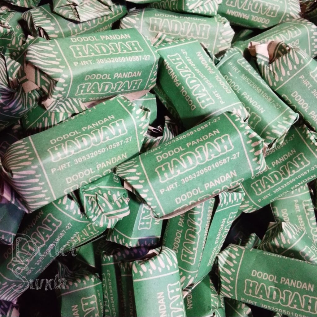 Dodol Garut varian pandan