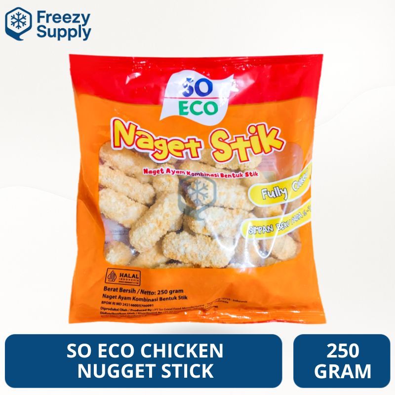 So Eco Chicken Nugget Stick 250 Gram Nugget Ayam