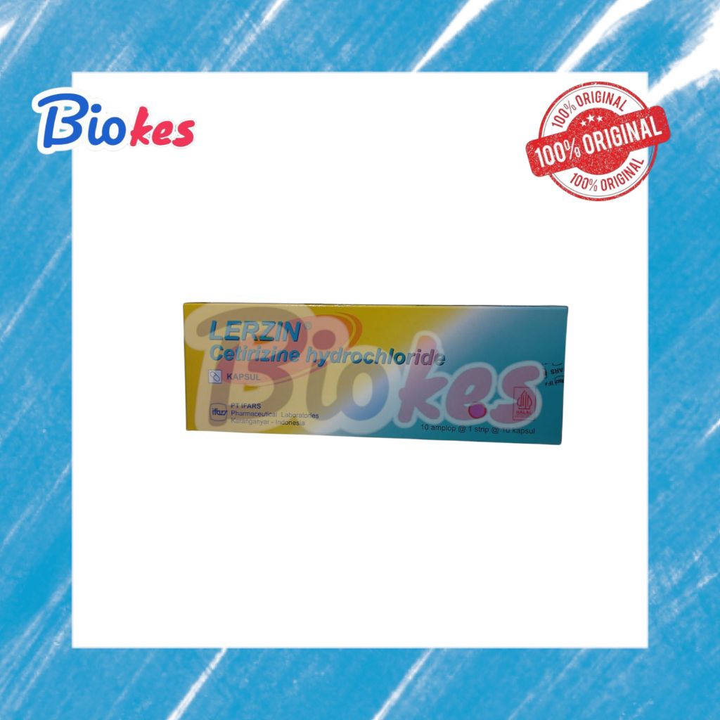 LERZIN KAPSUL PERBOX meredakan dan mengatasi alergi