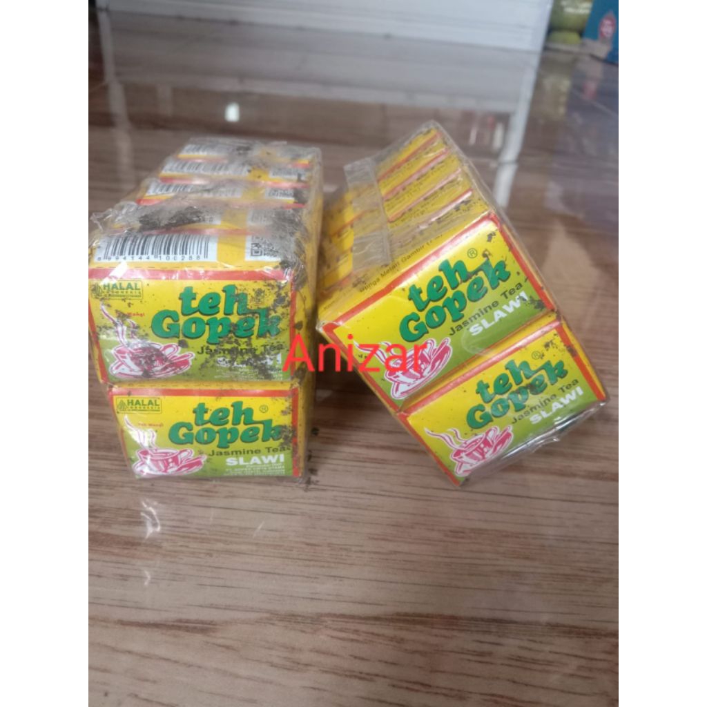anizar  teh Gopek premiumTeh Gopek SlawiJasmine/melati Teh Gopek Tubruk Teh Gopek kuning