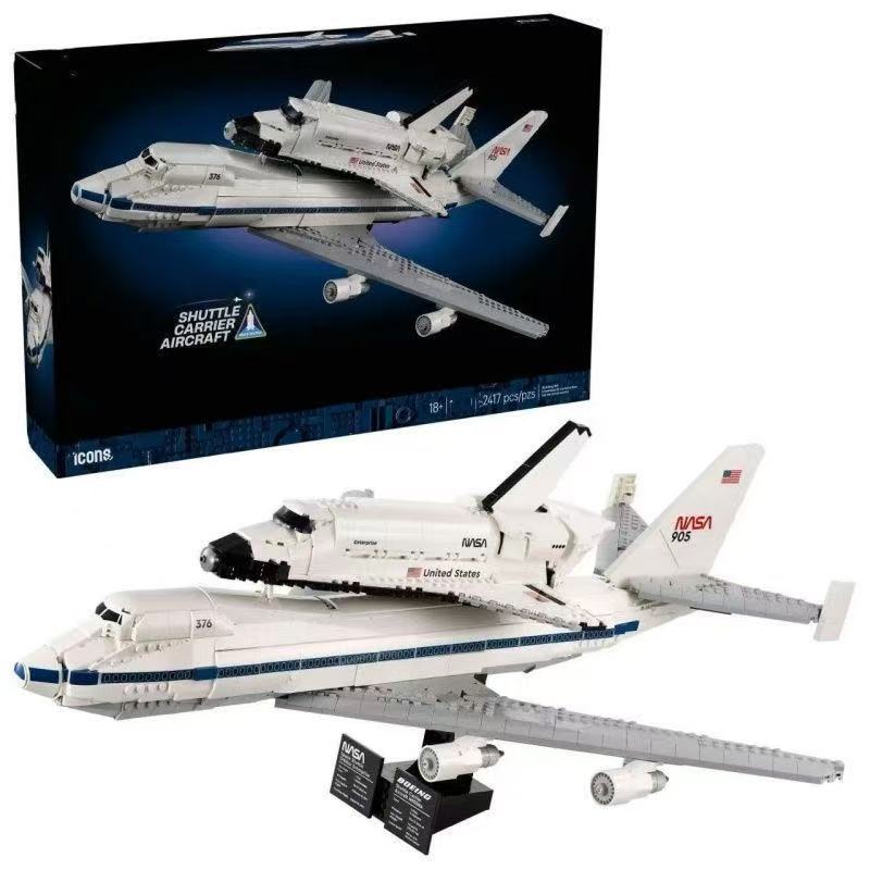 [ STR ] Mainan Brick Tehnic Shuttle Carrier Aircraft With 2417 pcs - Toys Mainan Rakit