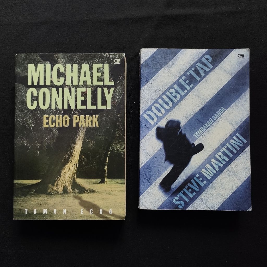 Preloved Original Novel "Echo Park" Karya Michael Connelly & "Double Tap" Karya Steve Martini