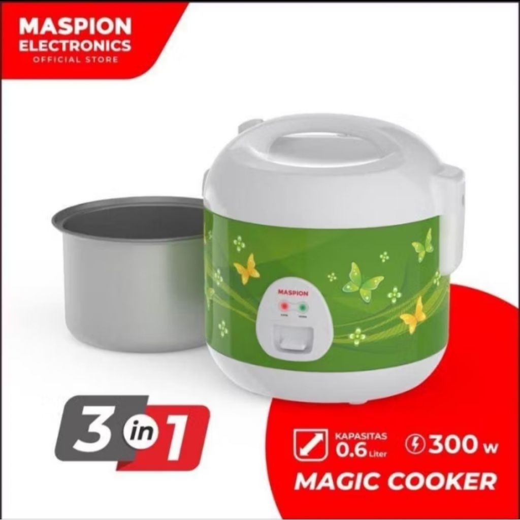 Rice cooker / penanak nasi / magic com mini  0,6Ltr Maspion MRJ-0623
