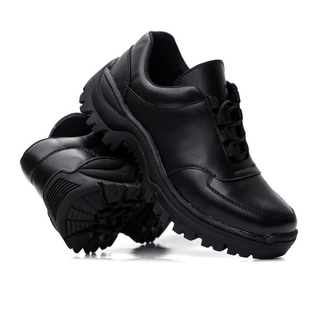 Sepatu Formal Pria Casual Hitam Hak Tinggi