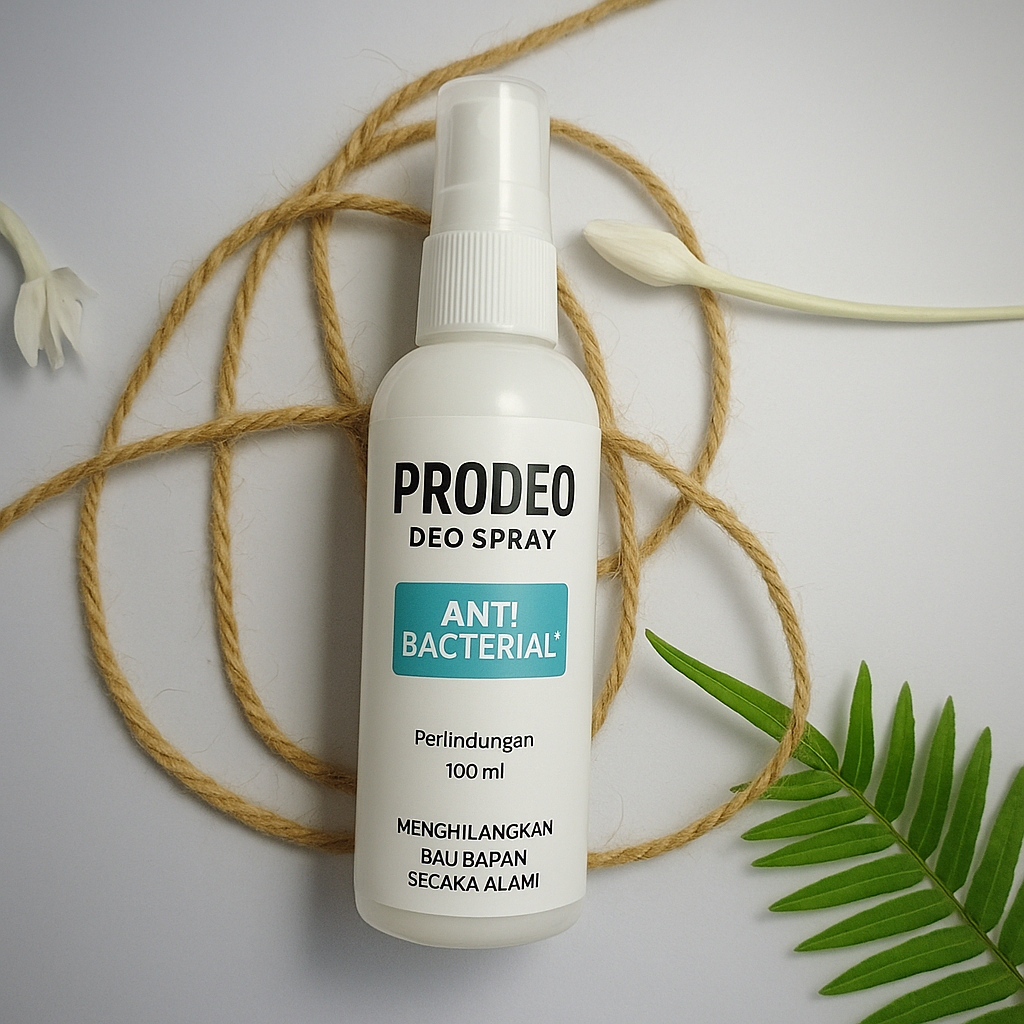 Deodorant Tawas PRODEO 60ml Original Semprot Tawas Alami untuk Ketiak