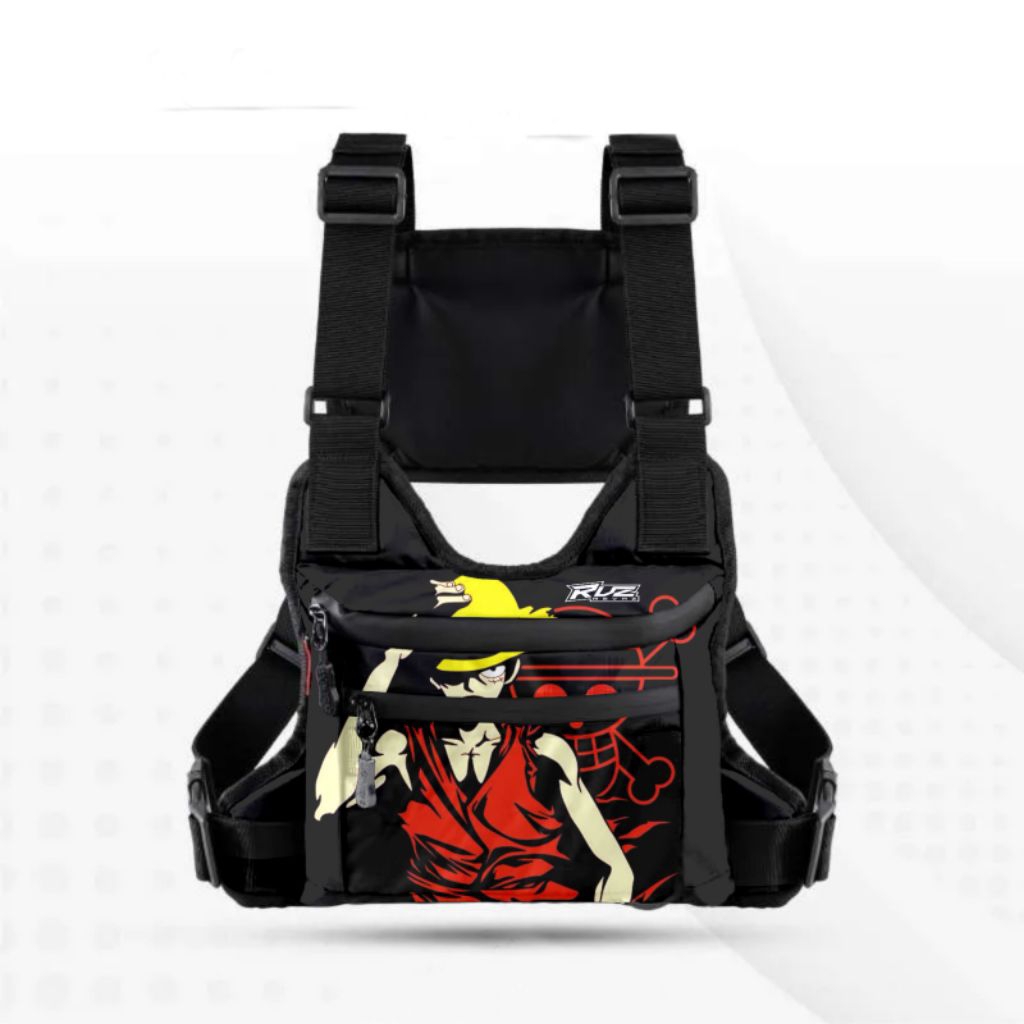 tas dada printing pria terbaru tas dada loreng chest bag pria wanita keren 2025