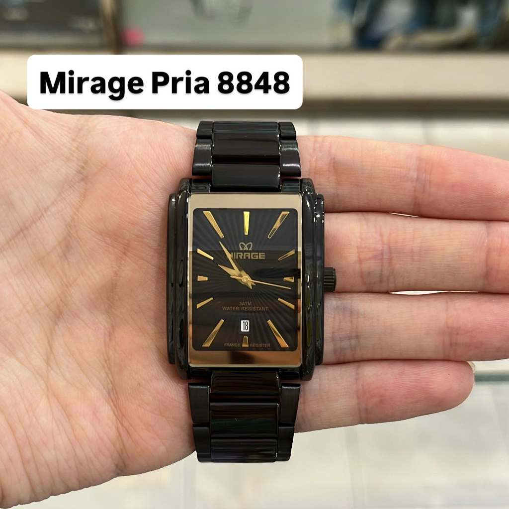 Jam Tangan Mirage 8848 Pria Hitam