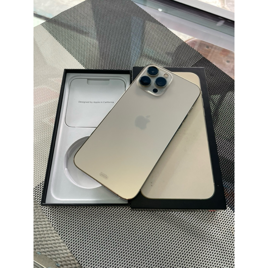 iphone 13 promax 1TB gold resmi ibox mulus fullori no minus