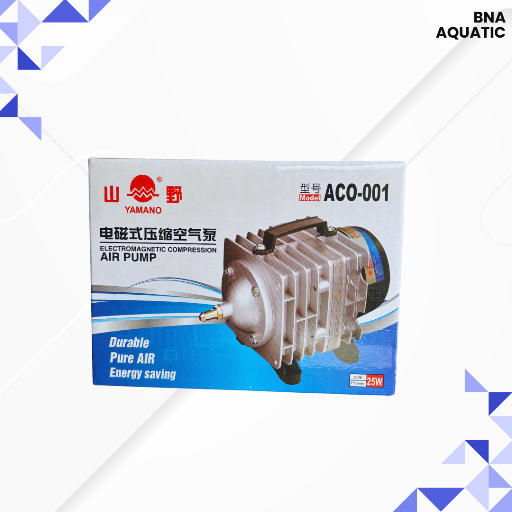 Yamano ACO-001 Pompa Udara Aerator Aquarium Dan Kolam Koi Kolam Bioflok