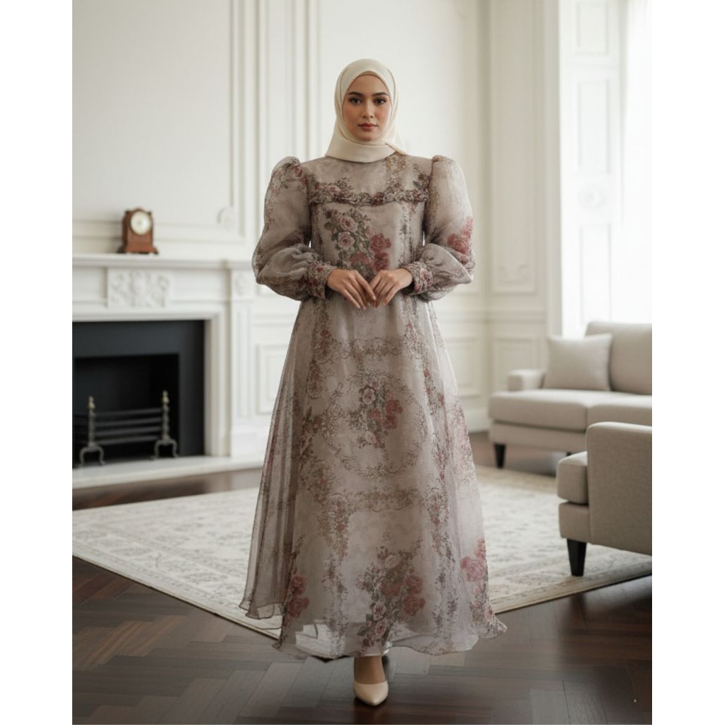 SHELLASAUKIA ORIGINAL SET HIJAB SHELLASAUKIA TERBARU GAMIS SHELLASAUKIA TERBARU DRESS TERBARU SHELLA