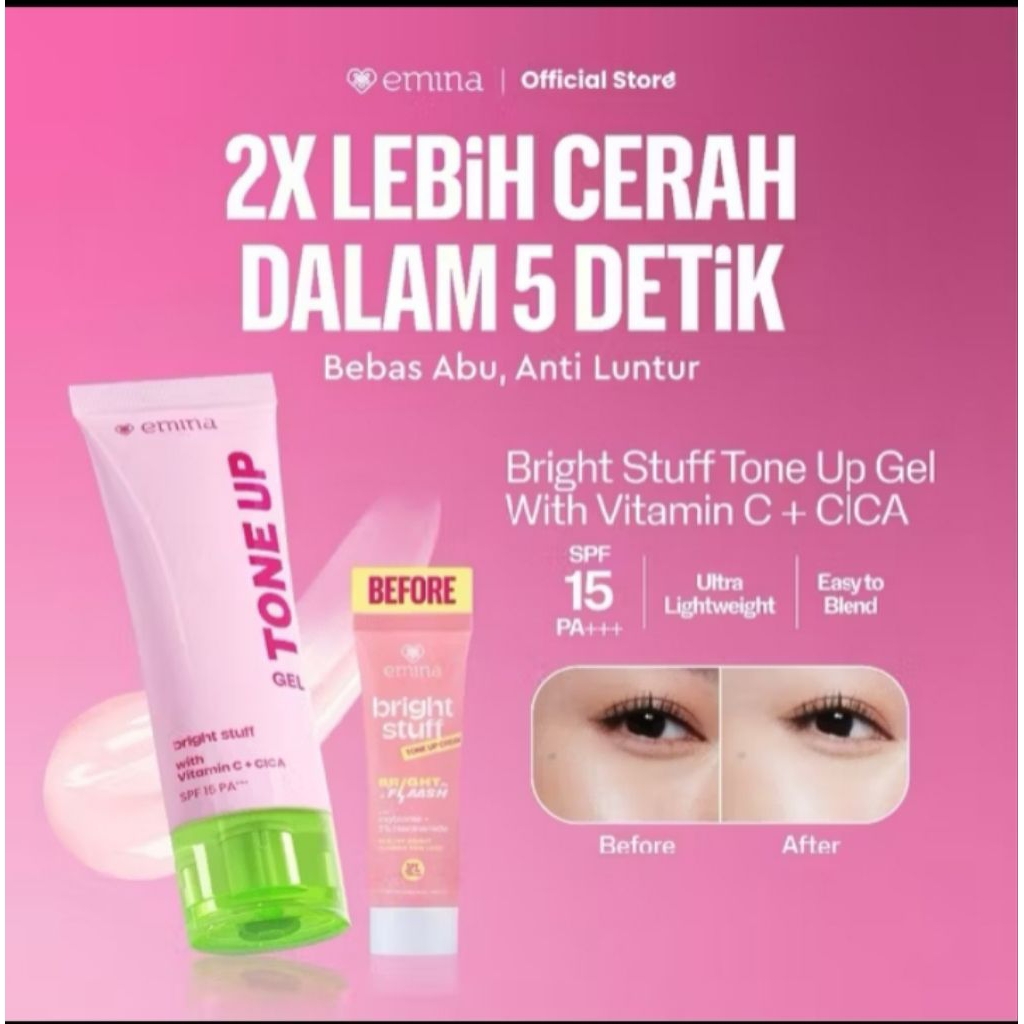 EMINA BRIGHT STUFF TONE UP-PELEMBAB