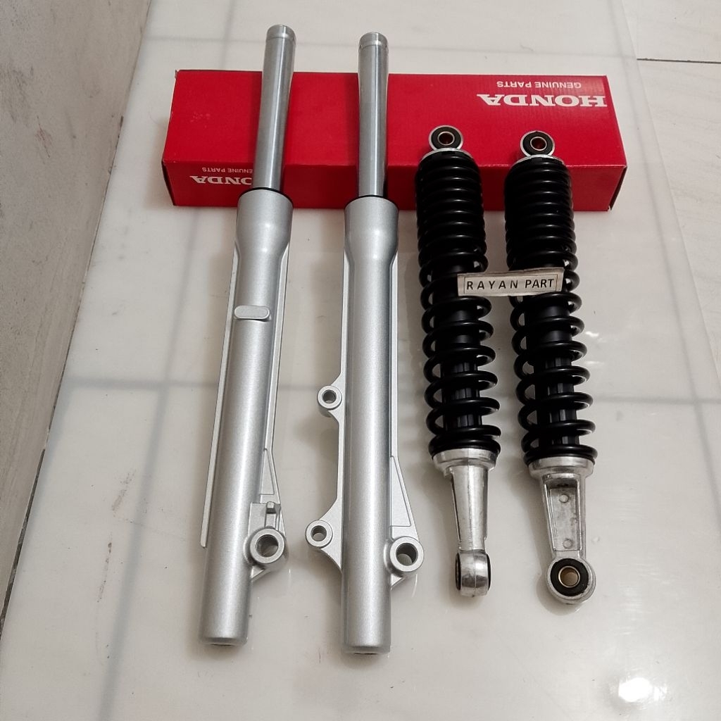 shock depan + belakang supra fit new supra x 125 cakram kph