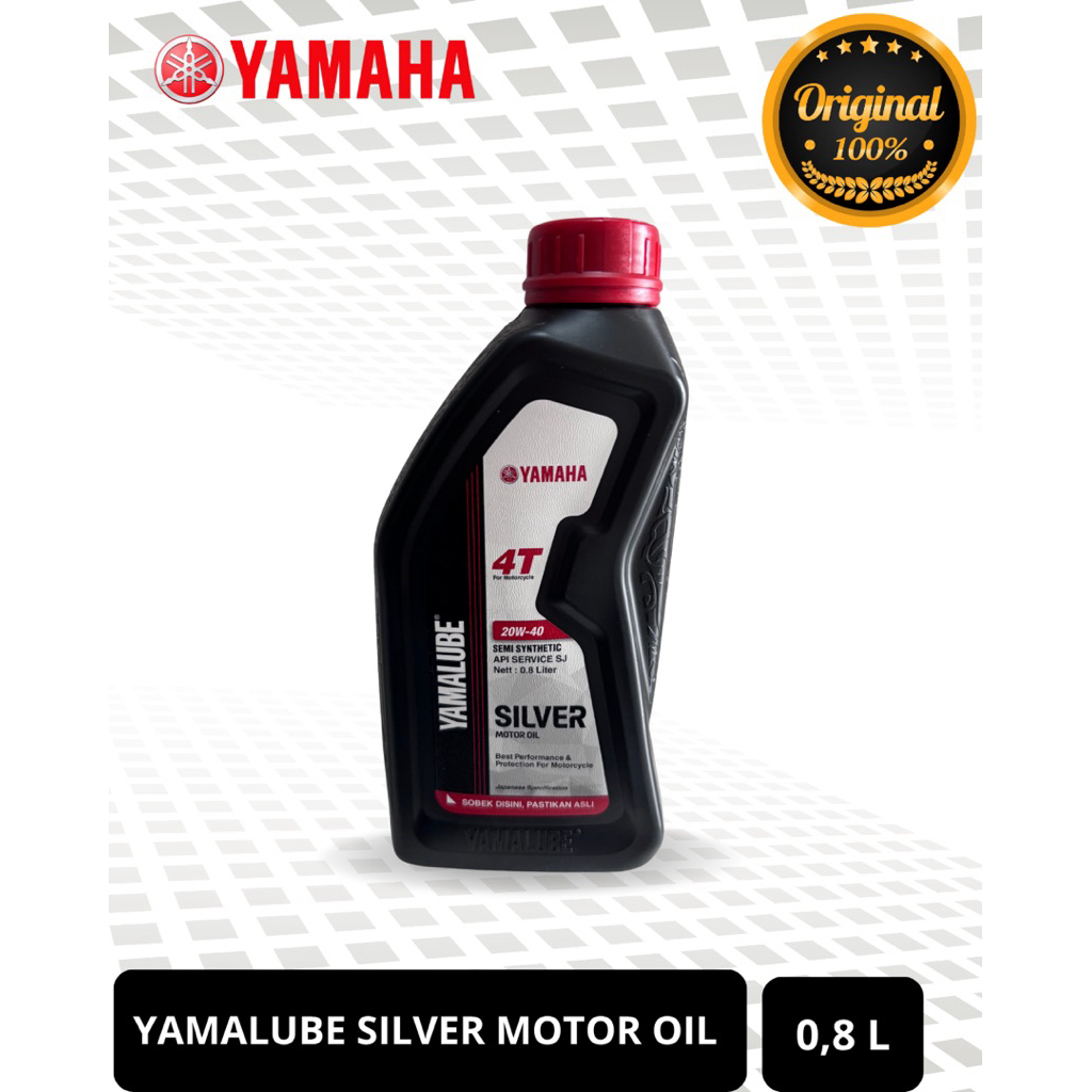 Yamaha Yamalube Silver Motor Oil Asli Original