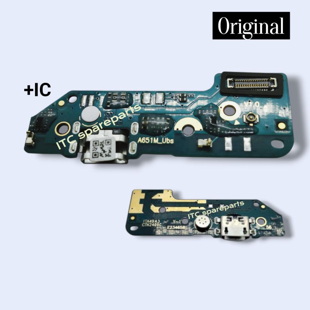 Papan Konektor Cas Infinix Itel A49 / A58 / A58 Pro Original