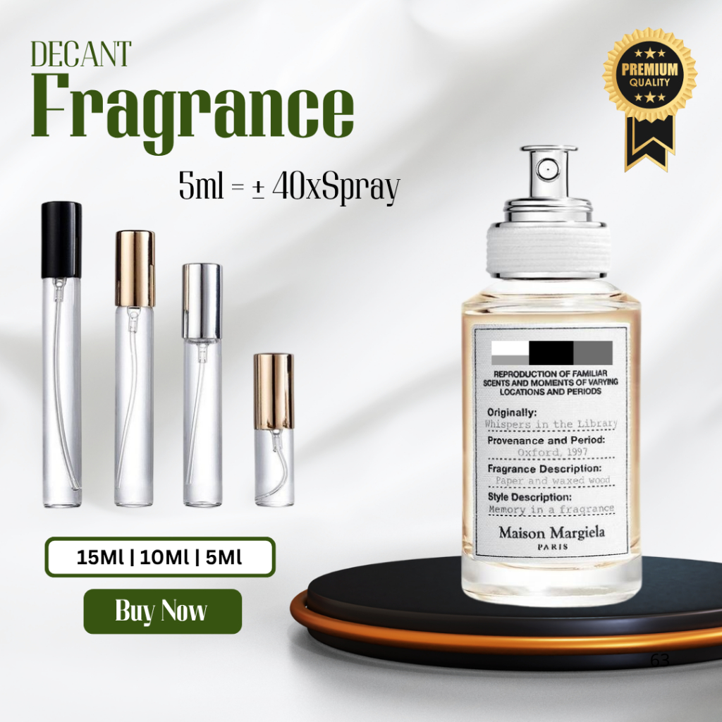 Decant Fragrance Re***ca Whispers in the Library