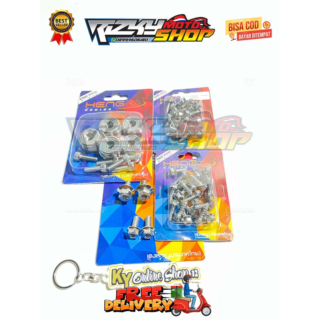 BAUT PAKETAN BAUT FULL BODY ( 46 BAUT ) MODEL SLASH BAUT PAKETAN FULL BODY ( 48 BAUT ) MODEL 2 KUNCI