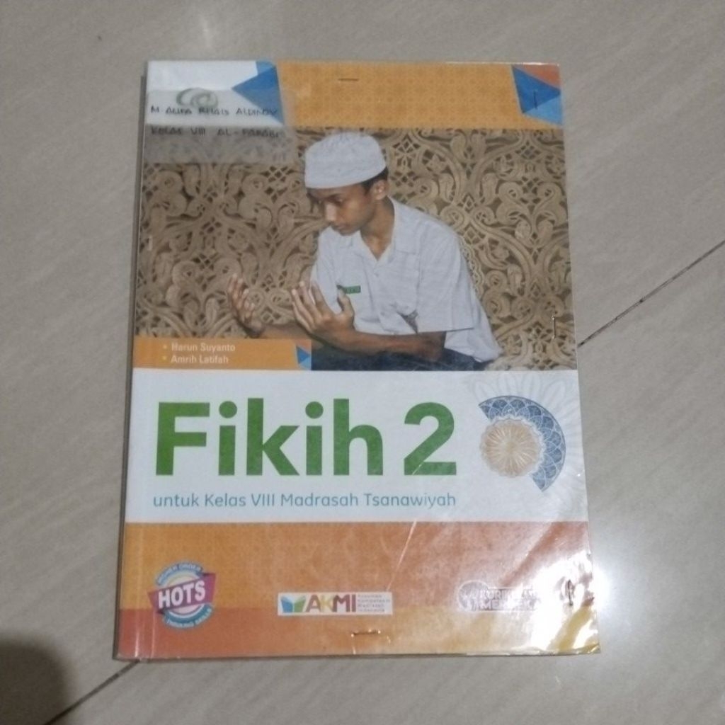 BUKU ORI BUKU FIKIH SMP KELAS VIII/2/8 PENERBIT AQILA KURIKULUM MERDEKA