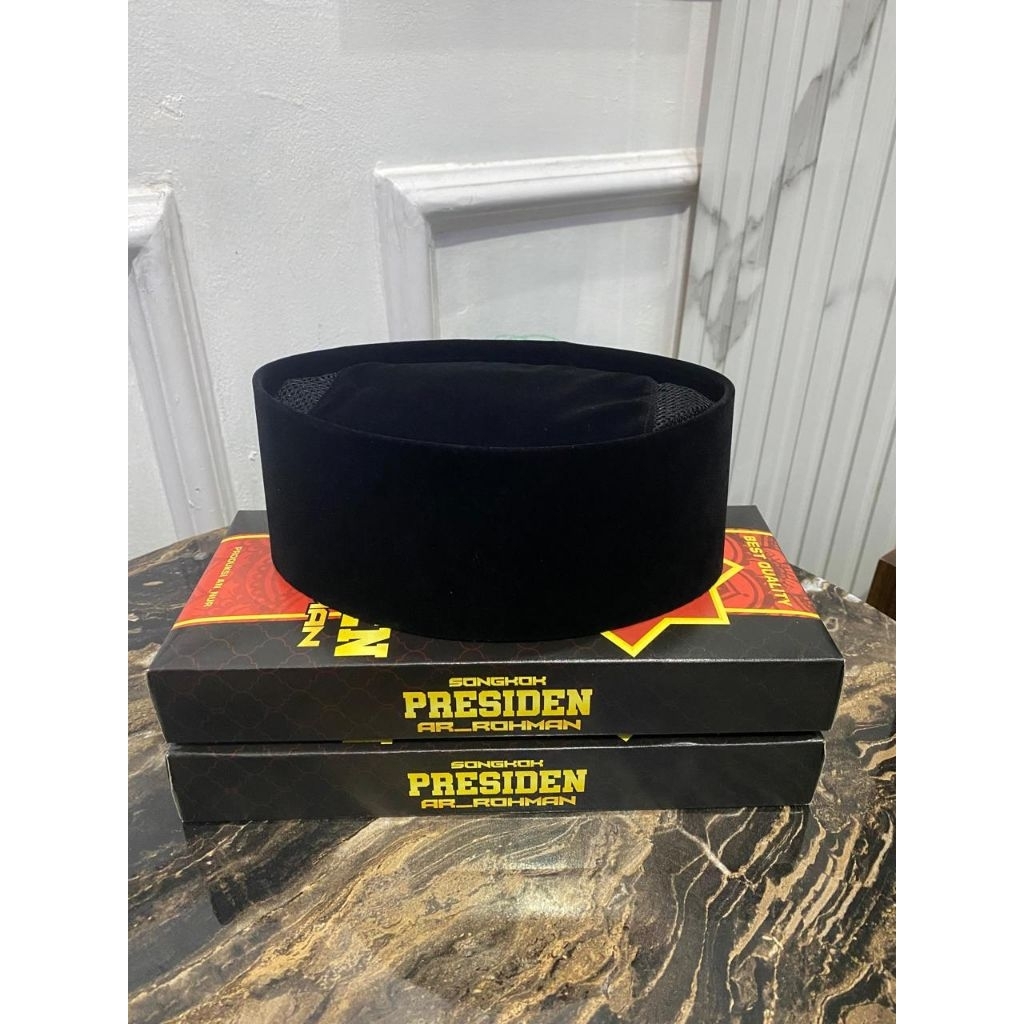 SONGKOK NASIONAL INDONESIA PECI AC,NON AC|KOPYAH HITAM|PREMIUM