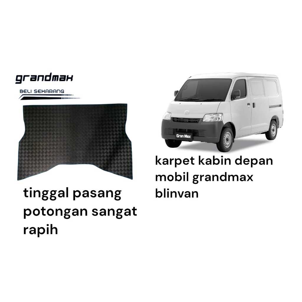 KARPET MOBIL KABIN DEPAN GRANMAX PICKUP / BLINDVAN / MINIBUS