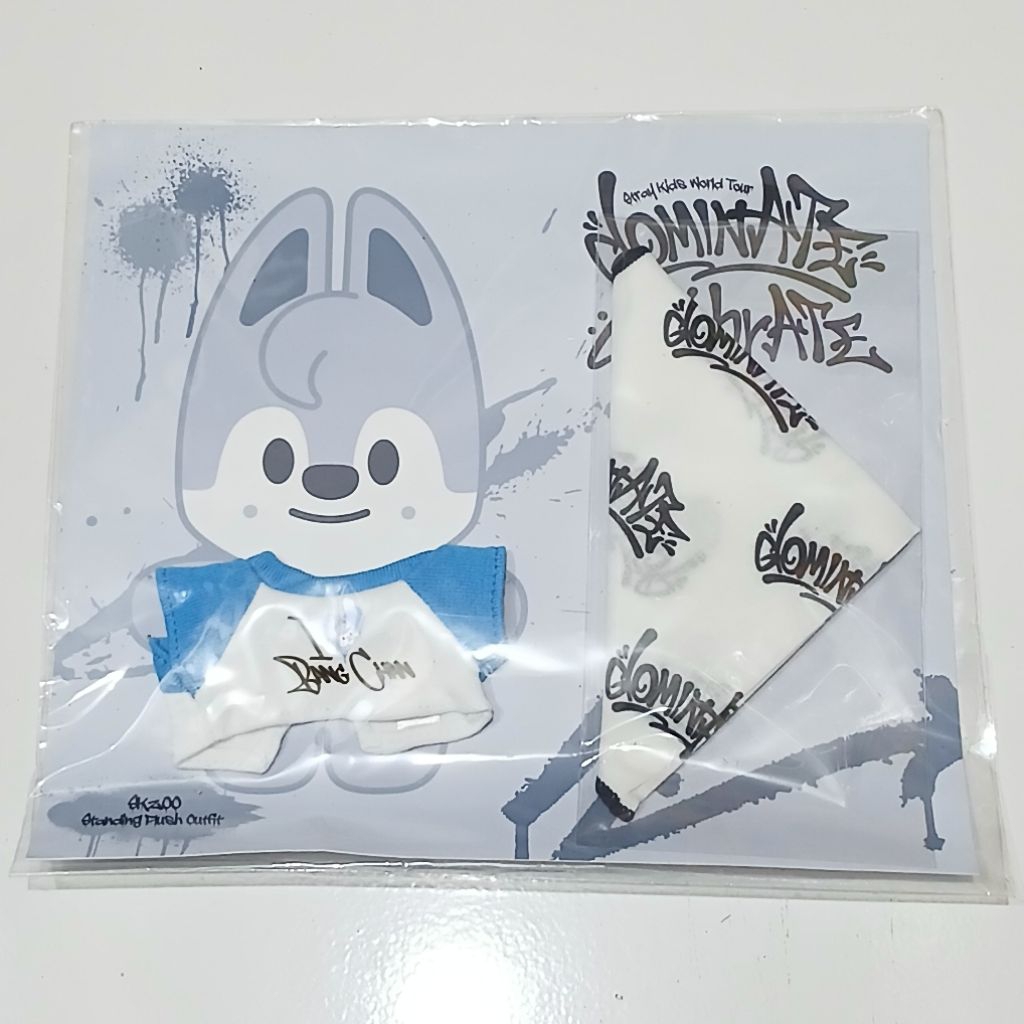 STRAY KIDS SKZ DOMINATE CELEBRATE STANDING PLUSH OUTFIT (WOLFCHAN)