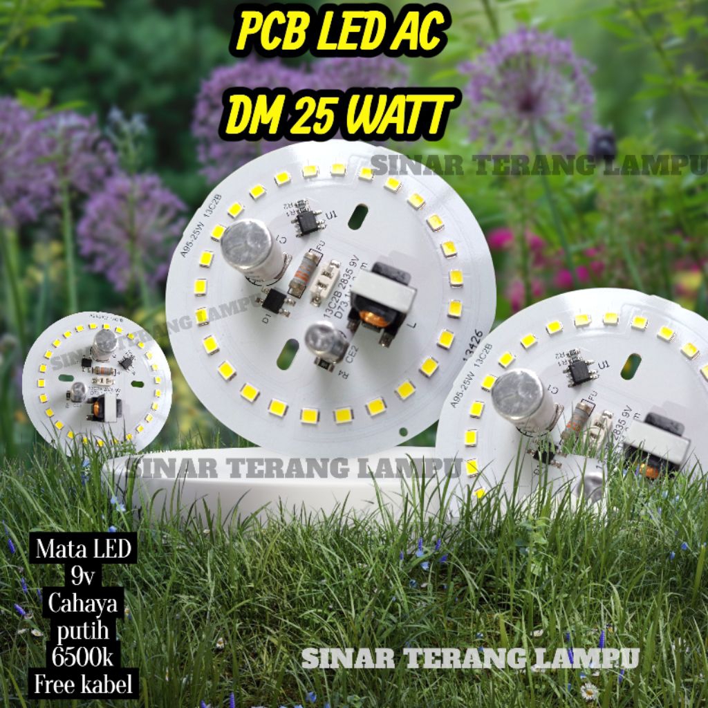 Fish Yummy Pcb Led Ac Sparepart 25 Watt Dm Modul Lampu Led Dm 25 Watt