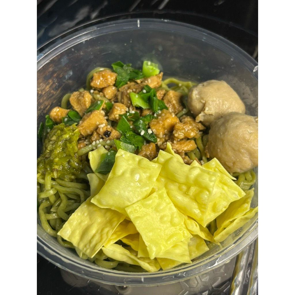 mie ayam hijau sawi Frozen