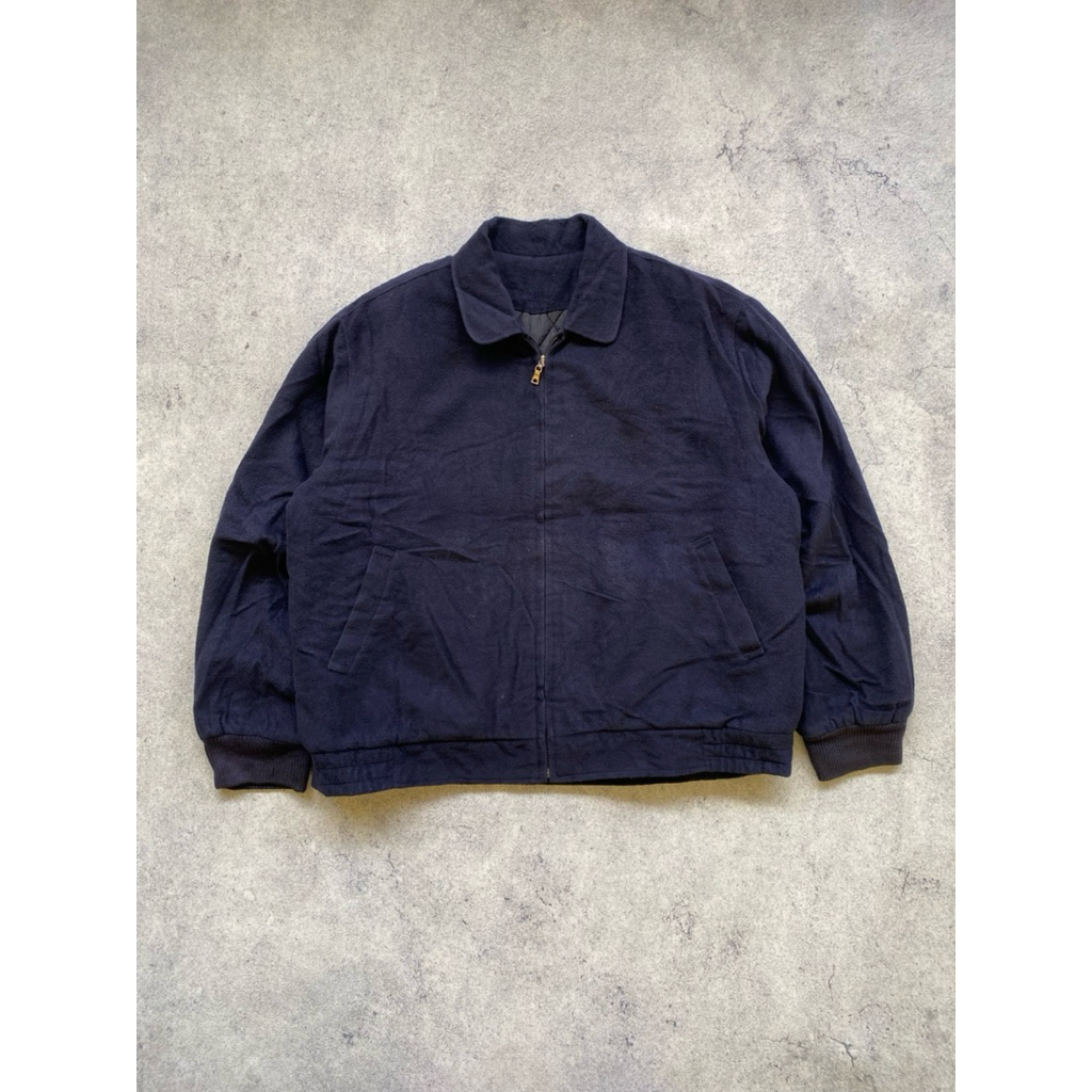 Work Jacket Casual Vintage Wool