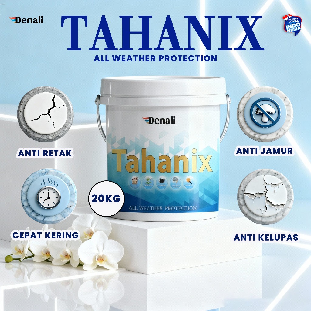 DENALI - Tahanix Cat Tembok Eksterior 20KG – Perlindungan Maksimal Dinding Rumah