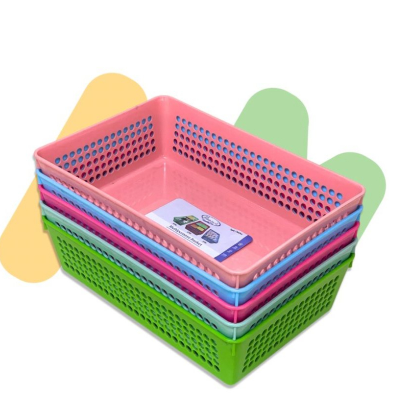 KERANJANG PENYIMPANAN PLASTIK TABIKO M HAWAII / WADAH SERBAGUNA